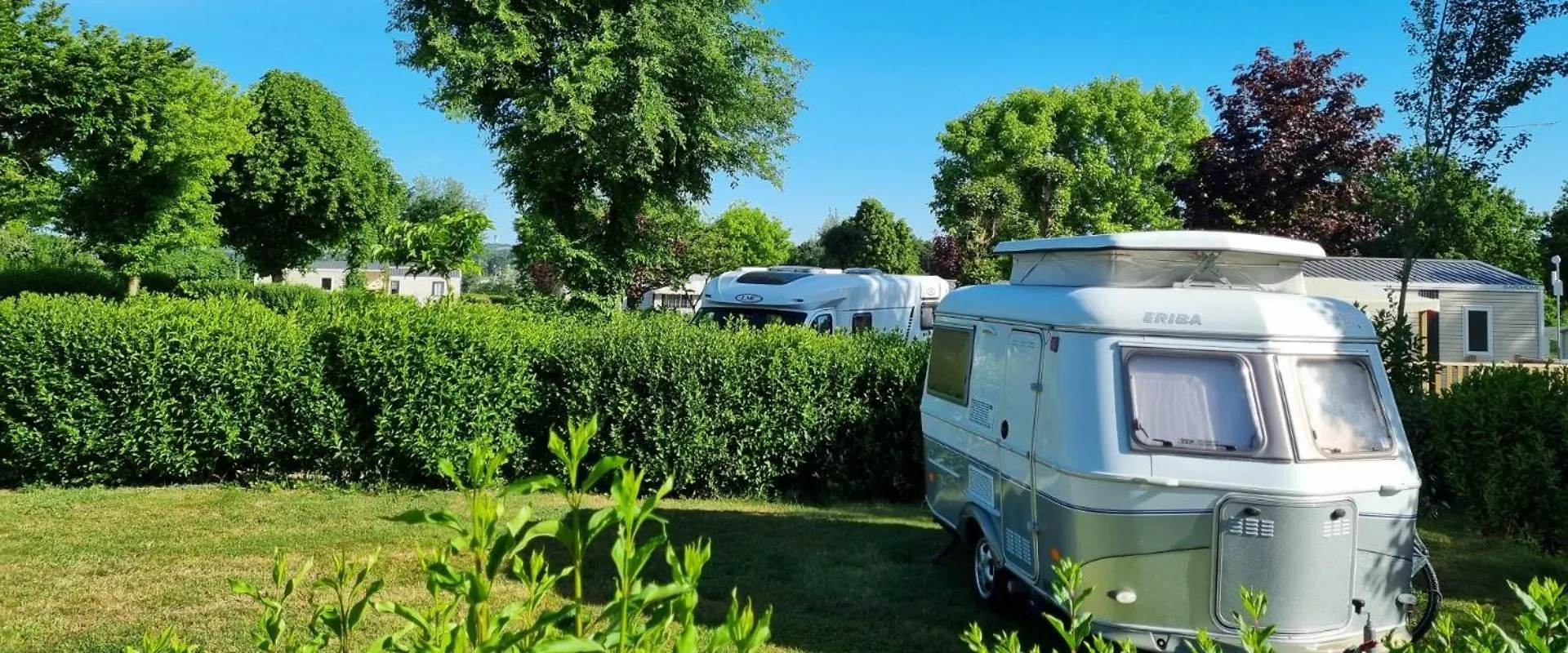 Campingplads Camping Les Rives De Vilaine - Proche Barrage D'Arzal - Calme Et Nature Férel Frankrig